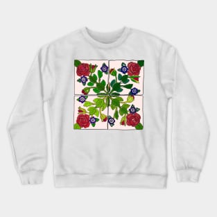 Portuguese Tiles Crewneck Sweatshirt